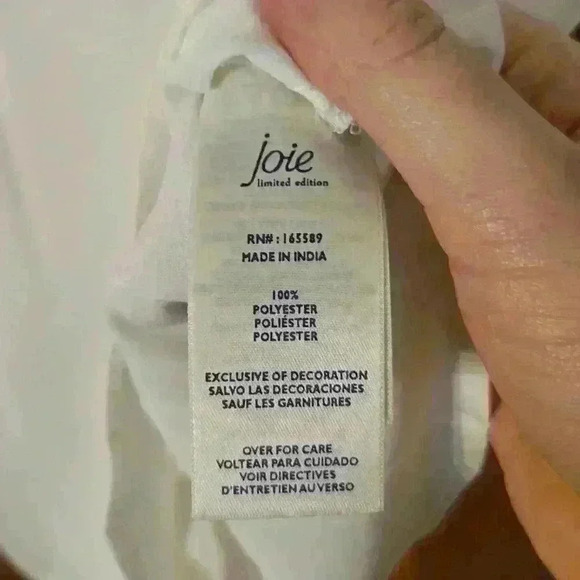 White Satin Button Down - Picture 5 of 6